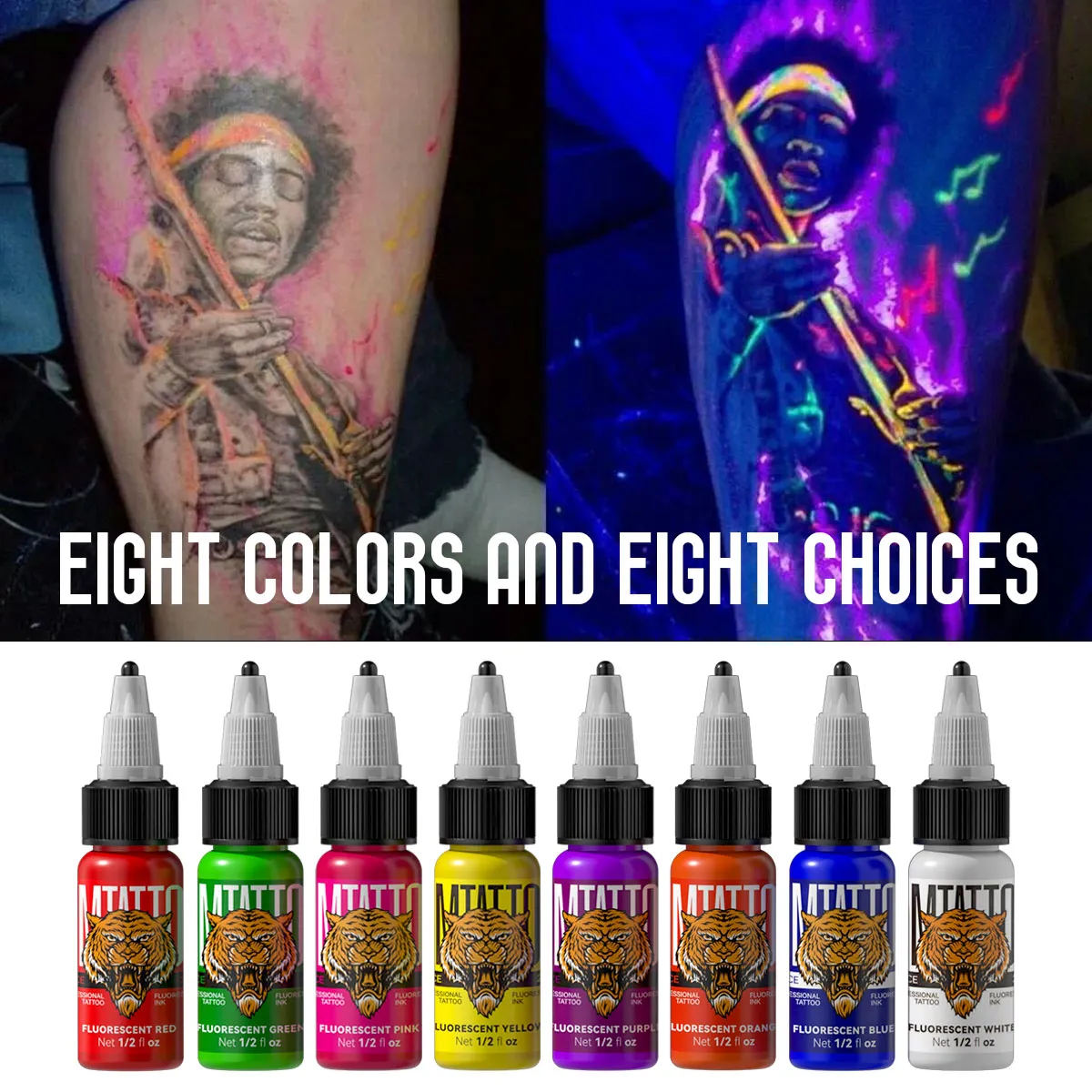 Fluorescent Tattoo Ink Fluorescent Tattoo Ink